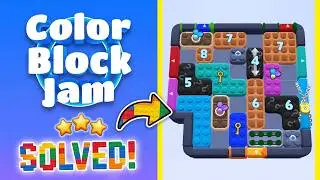 Color Block Jam Level 1241 (1242) | Every Puzzle Solved! 🎯