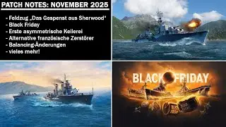 Patch Notes zum November 2025 Update - World of Warships Legends