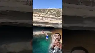 Somersault Fail at St Peters Pool, Malta #shorts #AmirHussainOfficial