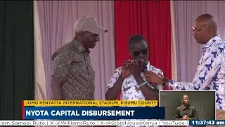 RUTO I CANT TELL YOU WHERE! Shocked Ruto interacting with blind GenZ who received NYOTA funds,Kisumu