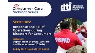 Response and Relief Operations during Disasters for Consumers