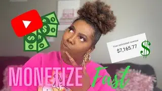HOW TO GET MONETIZED ON YOUTUBE FASTER IN 2022