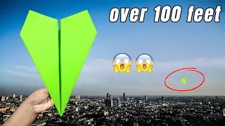 El secreto del avi&oacute;n de papel que m&aacute;s r&eacute;cord del mundo ha alcanzado: &iexcl;vuela m&aacute;s de 30 metros!