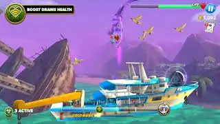 Pacific Wasteland gameplay Hungry shark world