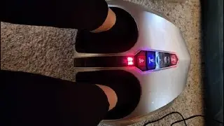MIKO Foot Massager Machine with Deep Kneading, Compression, Shiatsu, and Heat for Plantar Fasciitis