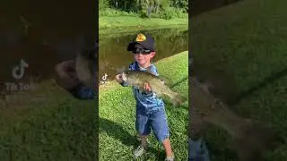 The bass dance! #cute #funny #kids #fishing #enjoywatching #dance #happy #happyfishing #bassproshops