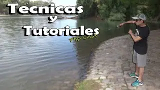 Técnicas y tutoriales de PESCA, TIRO desde ABAJO. TIPO de LANZAMIENTO, Pesca BAITCASTING