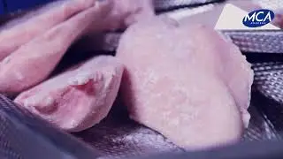 IQF automatic chicken bagging line