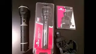 Lanterna Cree Led Worker (200 lumens) e Lanternar de cabe&ccedil;a Cree Led Worker (70 lumens )