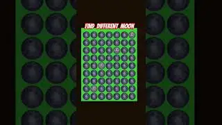 Find different moon #emoji #emojichallenge #puzzle #emojiquiz