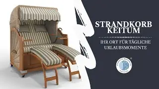 Strandkorb Keitum - Exklusiver 2-Sitzer | Die Strandkorbprofis
