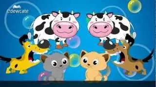 Edewcate english rhymes - Animal Sounds song
