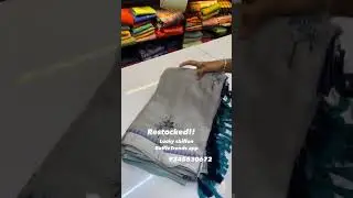 Trendy chiffon saree/festive collections/At RuffleTrends.com or RuffleTrends app#codavailable#combos