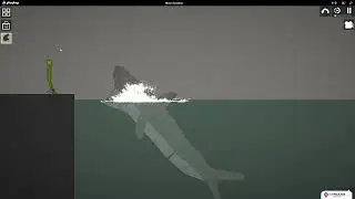 playing melon sandox with the megaloadon mod
