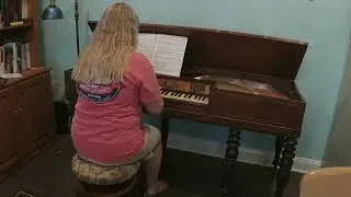 Astor square piano demonstration   Mozart sonata K. 284