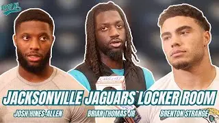 Пресс-конференция Jacksonville Jaguars &ndash; Брайан Томас-младший, Брентон Стрэндж и Джош Хайнс-Аллен...