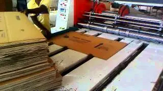 HY-B series sem-auto rotary slotter machine(corrugated box machinery)