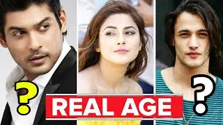 Shocking Real Age Of Bigg Boss 13 Contestants | Bigg Boss 13 Contestants Age #BiggBoss13