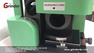PG-X5 End Mill Sharpener for Restore Multiple Cutting Edge of End Mill with CBN/SDC Grinding Wheel