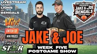 Jake & Joe Bengals Postgame Show - Lions vs Bengals
