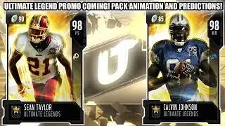 ULTIMATE LEGEND PROMO COMING! PACK ANIMATION AND PREDICTIONS! | MADDEN 20 ULTIMATE TEAM