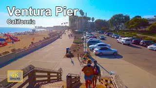 Ventura Pier - California Walking Tour『4K』