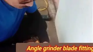 Angle grinder blade fitting || Blade change
