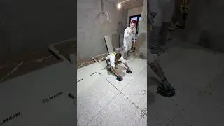 Укладка керамогранита на пол