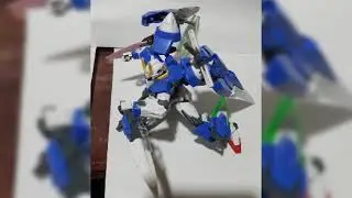Gundam Pose(RGRaiser,Justice,AileStrike,Exia)(HGTransAmRaiser,00SevenSword/G,00DiverAce,00Sky)