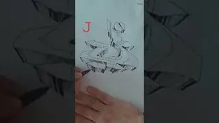 J #graffiti #sketch #wildstyle #mrak99