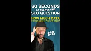 How much data is Google using to rank Web pages? - SEO Conspiracy QA #Shorts
