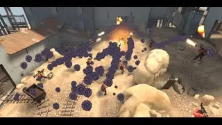 [Team Fortress 2] 'Nuclear Throne'-themed explosions and rocket trails
