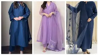 Most Beautiful Plain Suit Designing Ideas 2025 | Plain Dress Design 2025 | Summer Dress Design