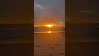Setting sun Playa del Rey