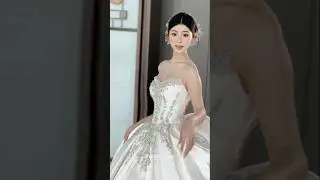 Why is the satin wedding dress so beautiful? | Wedding Gown | #wedding #weddinggown #weddingdress