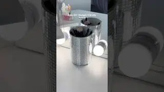 Budget-Friendly DIY Makeup Brush Holder | ASMR Craft with Organizing Tips🪩🪩🪩