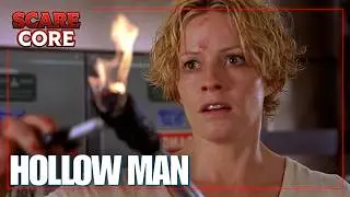 Burning an Enemy She Can't Even See | Hollow Man (2000) | ScareCore