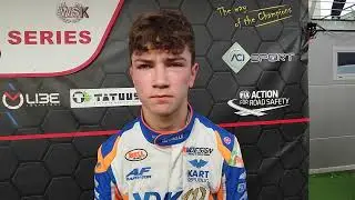 Fionn McLaughlin (VDK Racing &ndash; KR &ndash; IAME) WSK Super Master Series 2024 R2 Cremona OK