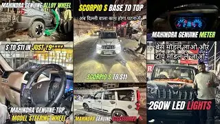 2 Mahindra Scorpio Came for Base to Top Modification in Patna ✅ Mahindra Genuine Parts  in ₹99,000✅