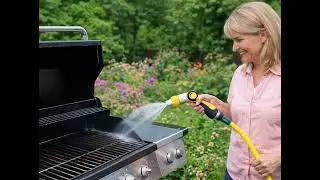 The Hose Nozzle That Solves BBQ Cleaning Problems!#BBQCleaningTool #OEMWaterNozzle