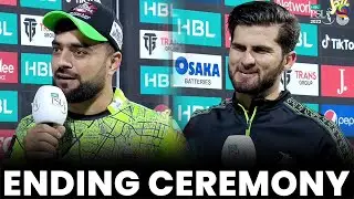 Ending Ceremony | Lahore Qalandars vs Multan Sultans | Match 20 | HBL PSL 8 | MI2A