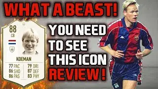 MUST SEE 88 RATED ICON KOEMAN REVIEW!!! | ICON SWAPS2 #FIFA20 ULTIMATE TEAM
