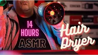 14 часов чистого релакса: Двойной фен и сублиминальный белый шум | ASMR для полного спокойствия