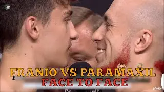 FRANIO VS PARAMAXIL - WAŻENIE I FACE TO FACE | FAME MMA 15