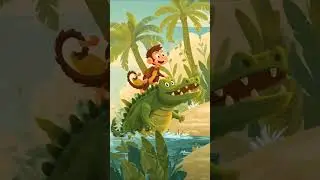 बंदर और मगरमच्छ| Hindi Kahaniya | Moral Stories | Kahani | Baby Hazel Moral Story Kids