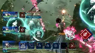 FF7EC Odin Summon Ex2: Yuffie Team, no limited weapons