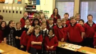 Christ the King Students / Stacy Case visit