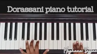 Pailwaan- Dorassani piano tutorial| Kichcha Sudeep| Meghana Sajjan