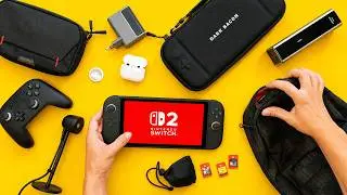 ⁣C&oacute;mo VIAJAR con NINTENDO SWITCH 2 y solo una mochila (Accesorios imprescindibles)