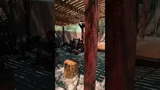 Oaklift wood GYM made of fallen oak trees